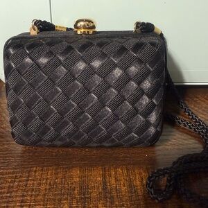 Vintage E’lan Woven Hard Shell Bag